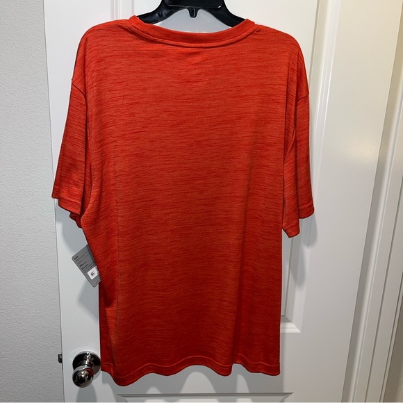 new with tag Reebok Neptune crew ss top molten lava Heather T-shirt XL training - Picture 3 of 4